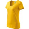 Malfini Dream 128 – dámské tričko, 180 g, přiléhavý střih, výstřih do V (Barva 00-Bílá, Velikost XS)