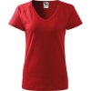 Malfini Dream 128 – dámské tričko, 180 g, přiléhavý střih, výstřih do V (Barva 00-Bílá, Velikost XS)