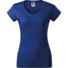 Malfini Fit V‑neck 162 – dámské tričko, 180 g, hlubší výstřih do V, silikonová úprava (Barva 00-Bílá, Velikost XS)
