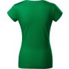 Malfini Fit V‑neck 162 – dámské tričko, 180 g, hlubší výstřih do V, silikonová úprava (Barva 00-Bílá, Velikost XS)
