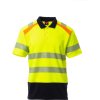 Pánská pracovní reflexní polokošile LANE,  Payper (Velikost XS, Barva ŽLUTÁ FLUO/NÁMOŘNICK)