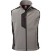 Pánská softshellová vesta CORK, Payper (Velikost XXS, Barva ČERVENÁ/ČERNÁ)