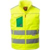 Reflexní zateplená vesta TASK, Payper (Velikost XS, Barva ŽLUTÁ FLUO/NÁMOŘNICK)