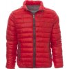 Pánská prošívaná zateplená bunda INFORMAL, Payper (Velikost S, Barva ČERVENÁ/ŠEDÁ)