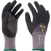 Máčené pracovní rukavice P/TOUCH 15PRO, Payper (Barva ŠEDÁ/ČERNÁ, Velikost 6)
