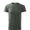 Basic 129 Tričko pánské, gramáž 160 g/m² (Velikost XS, Barva 06-lahvově zelená)