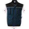 Woody W52 Pracovní vesta pánská (Velikost S, Barva 02-námořní modrá)