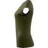 Malfini Pure 122 – dámské tričko, 150 g, 100% bavlna, projmutý střih (Velikost XS, Barva 32-camouflage gray)