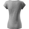 Malfini Pure 122 – dámské tričko, 150 g, 100% bavlna, projmutý střih (Velikost XS, Barva 32-camouflage gray)