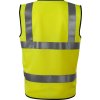 HV Bright 9V3 Bezpečnostní vesta unisex (Velikost M, Barva fluorescenční žlutá)