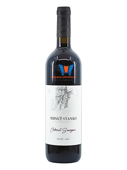 Mrva & Stanko Cabernet Sauvignon Vinodol, r. 2018, akostné víno, suché, 0,75 l