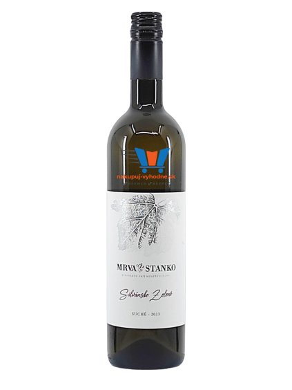 Mrva & Stanko Silvánske zelené Šenkvice, r. 2023, akostné víno, suché, 0,75 l