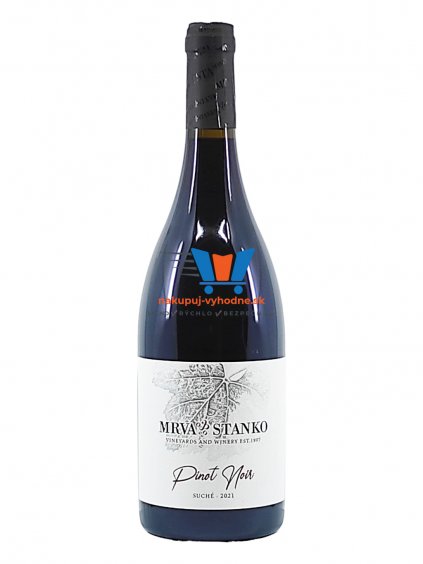 Mrva & Stanko Pinot Noir Bojničky, r. 2021, akostné víno, suché, 0,75 l