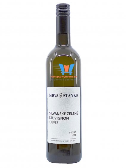 Mrva Stanko Cuvée Silvánske zelené Sauvignon, r. 2021, akostné víno, suché, 0,75 l 1