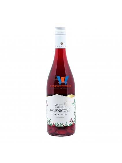 Miluron Brusnicové víno, 0,75 l