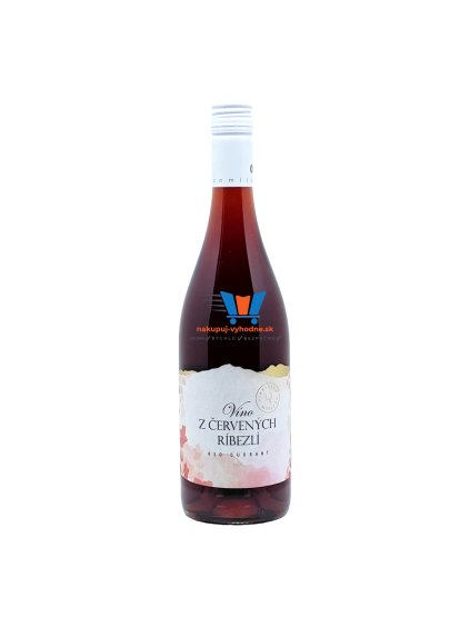 Miluron Víno z červených ríbezlí, 0,75 l