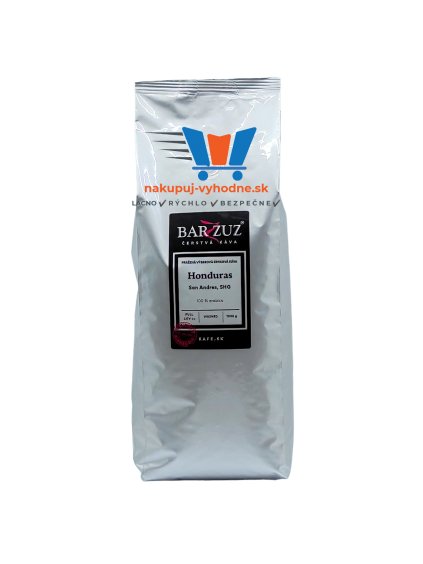 Barzzuz Honduras, 100% Arabica, zrnková káva, 1000 g