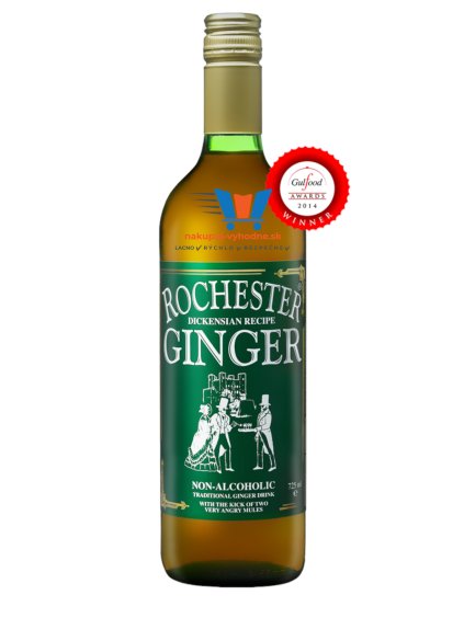 Rochester Ginger nealkoholický tradičný zázvorový nápoj (725ml) 2