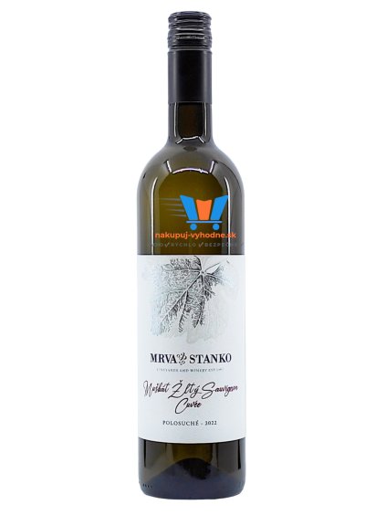 Mrva Stanko Muškát Žltý Sauvignon Cuvée, r. 2022, akostné víno, polosuché, 0,75 l 1