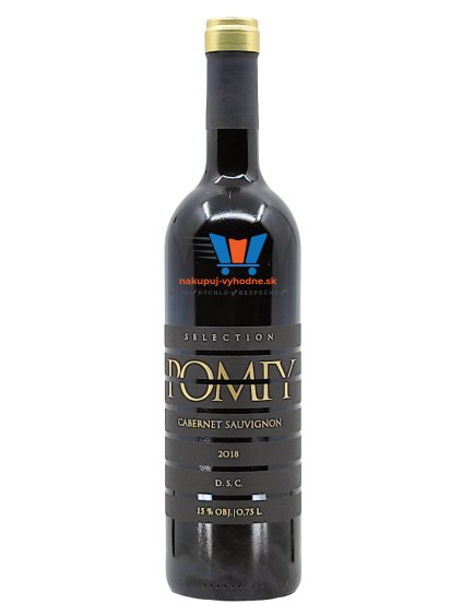 POMFY Cabernet Sauvignon black Special Selection, r. 2018, D.S.C., akostné víno, suché, 0,75 l
