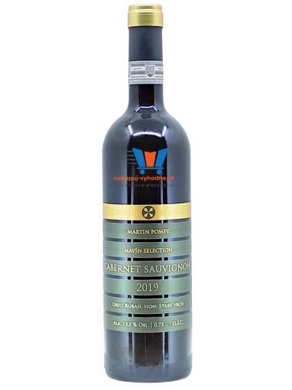 POMFY Cabernet Sauvignon Special Selection, r. 2019, akostné víno, D.S.C., suché, 0,75 l