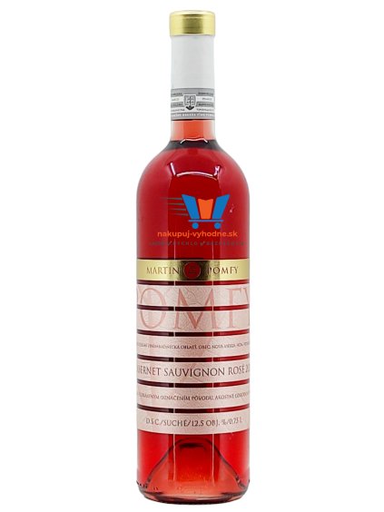POMFY Cabernet Sauvignon rosé, r. 2022, D.S.C., akostné víno, suché, 0,75 l