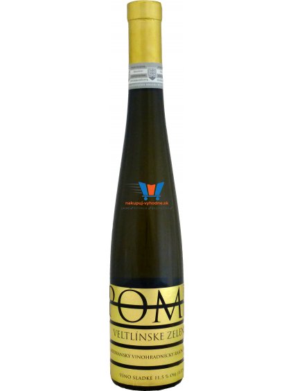 POMFY Veltlínske zelené Special Selection, r. 2017, ľadové víno, D.S.C., sladké, 0,75 l