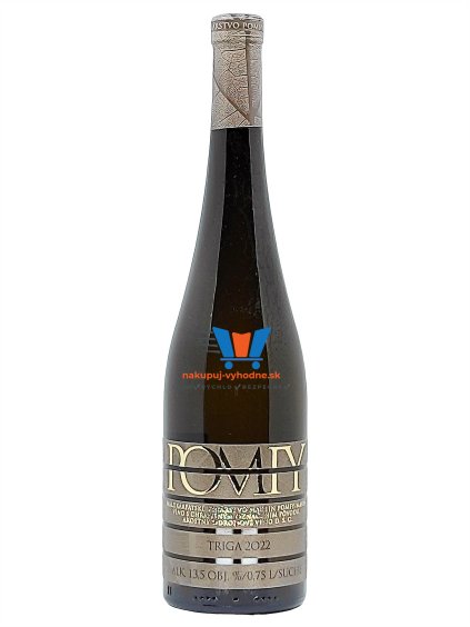 POMFY Triga, r. 2022, D.S.C., akostné víno, suché, 0,75 l