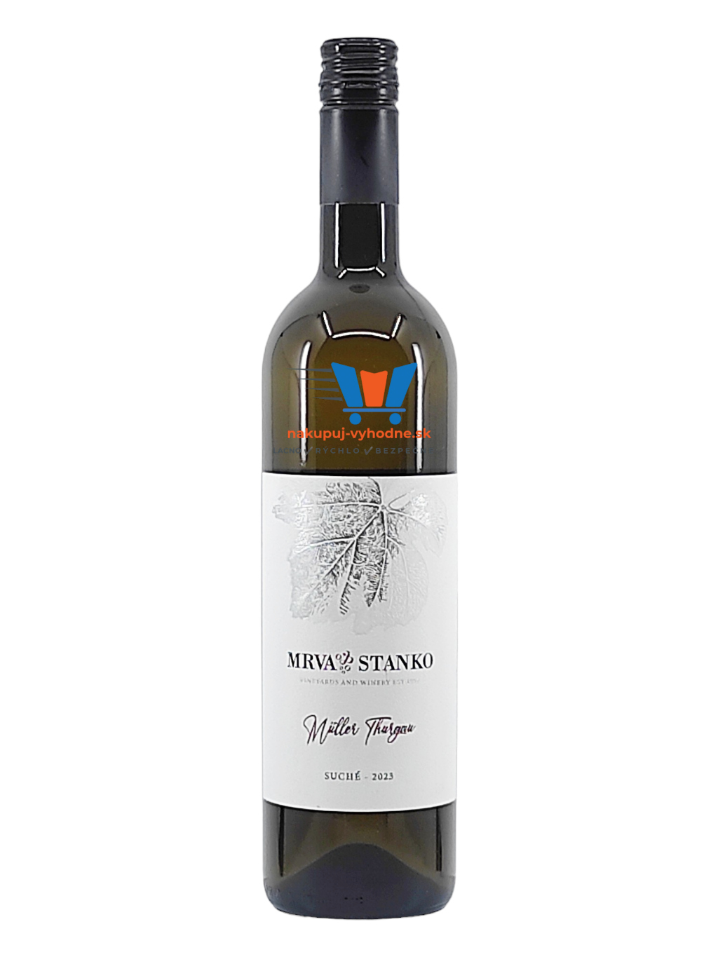 Mrva & Stanko Müller Thurgau Suché Mojmírovce 12,5% 0,75 l (čistá fľaša)