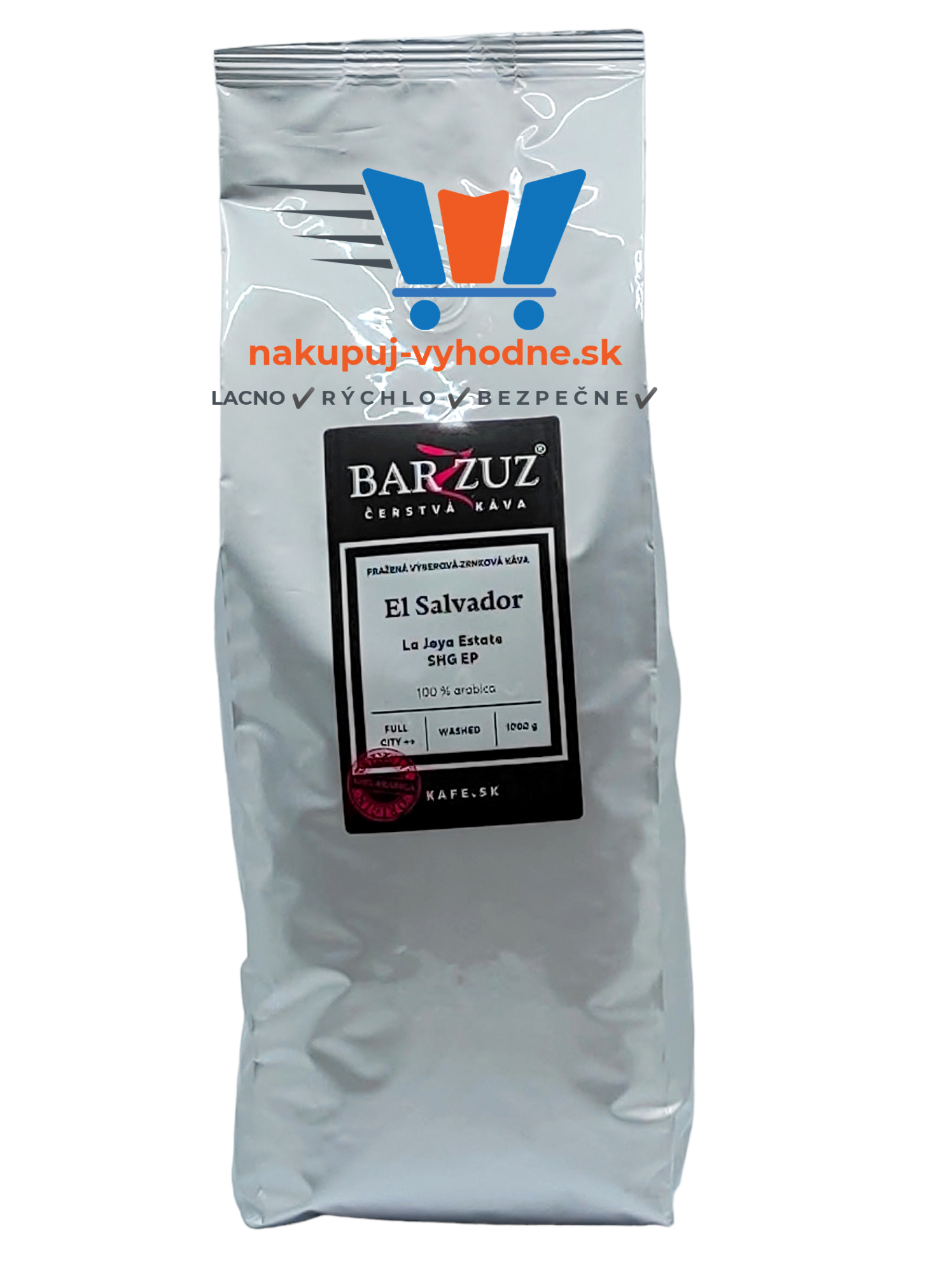 El Salvador La Joya Estate, 100% Arabica, zrnková káva, 1000 g