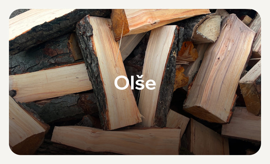 Olše dřevo