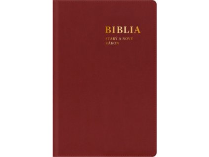 biblia stary a novy zakon s mapami stredny format ssv bordova