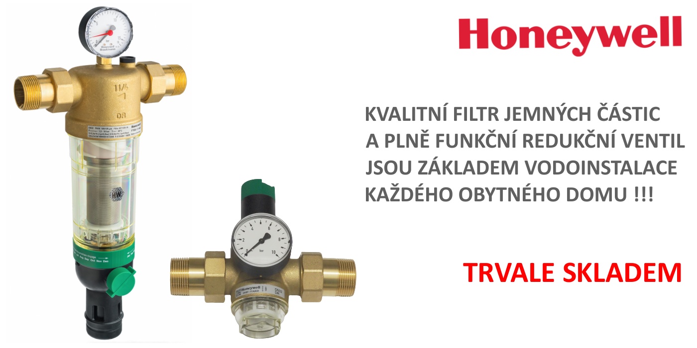 Honeywell - Filtry a redukční ventily