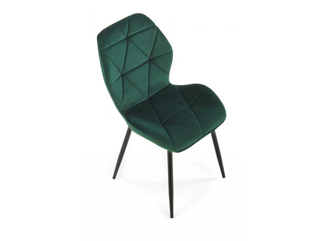 K453 židle tmavě zelená