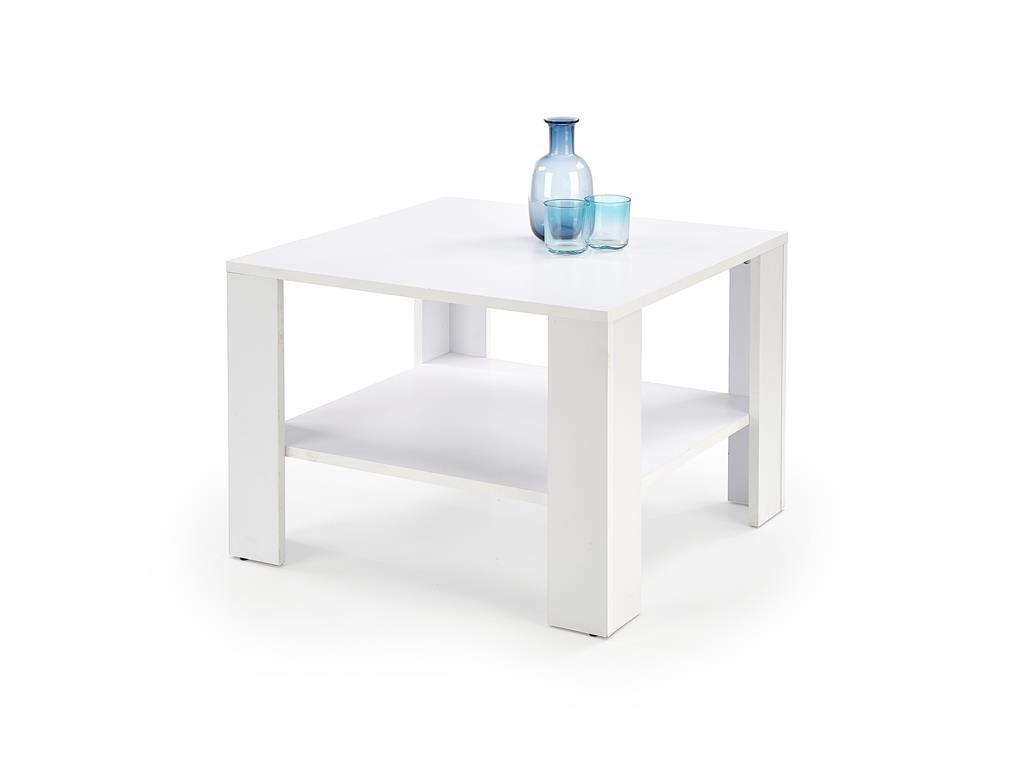 KWADRO konferenční stolek čtverec bílý