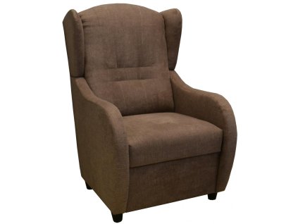 Relaxační křeslo ušák René Aston 4 hnědé