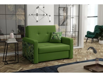 Rozkládací křeslo Vivian Mel I zelená/jungle