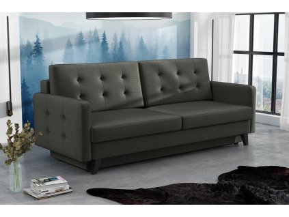 Pohovka Fjord tmavě šedá