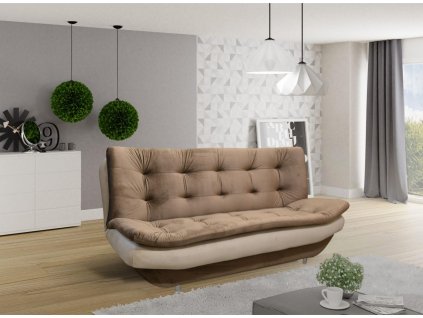 Pohovka Omar hnědá/béžová