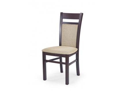 GERARD 2 židle tmavý ořech/TORENT BEIGE