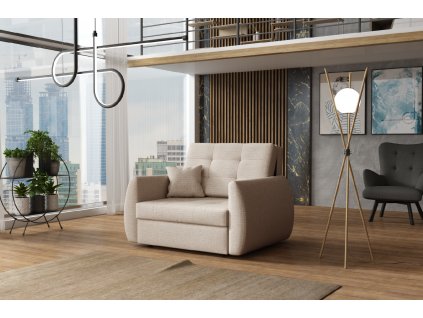 Rozkládací křeslo Vivian Art I béžová