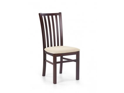 GERARD 7 židle tmavý ořech/TORENT BEIGE