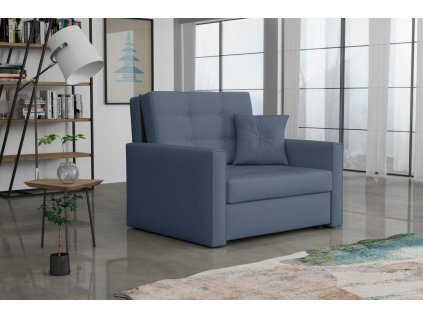 Rozkládací křeslo Vivian Lux I Gerra modrá