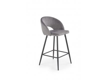 H96 barová židle šedá