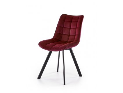 K332 židle tmavě červená