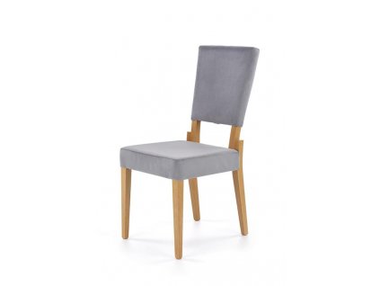 SORBUS židle dub medový/šedá