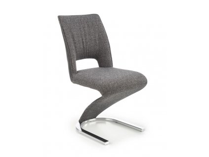 K441 židle šedá/černá