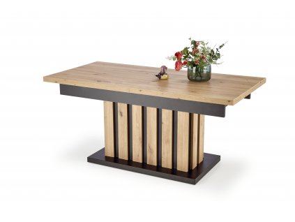 BARETTI konferenční stolek dub artisan/černý