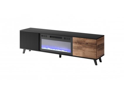 RANDOM RTV-K televizní stolek s elektrickým LED krbem
