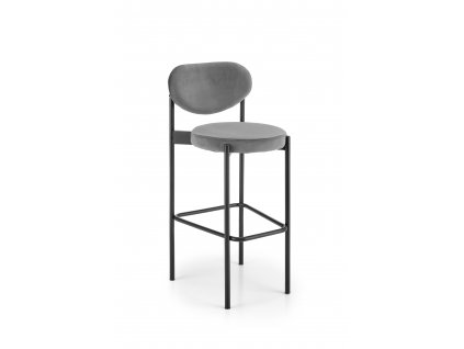 H108 barová židle šedá
